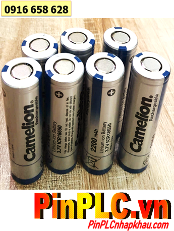 Camelion ICR18650; Pin sạc lithium 3.7v Camelion ICR18650 2200mAh chính hãng